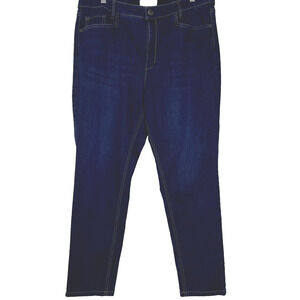 J Jill Denim Jeans 16 Slim Ankle Smooth Fit Stretch High‎ Rise Western Workwear